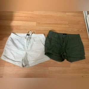 Women's Chino Shorts Soft Linen Size 6 New